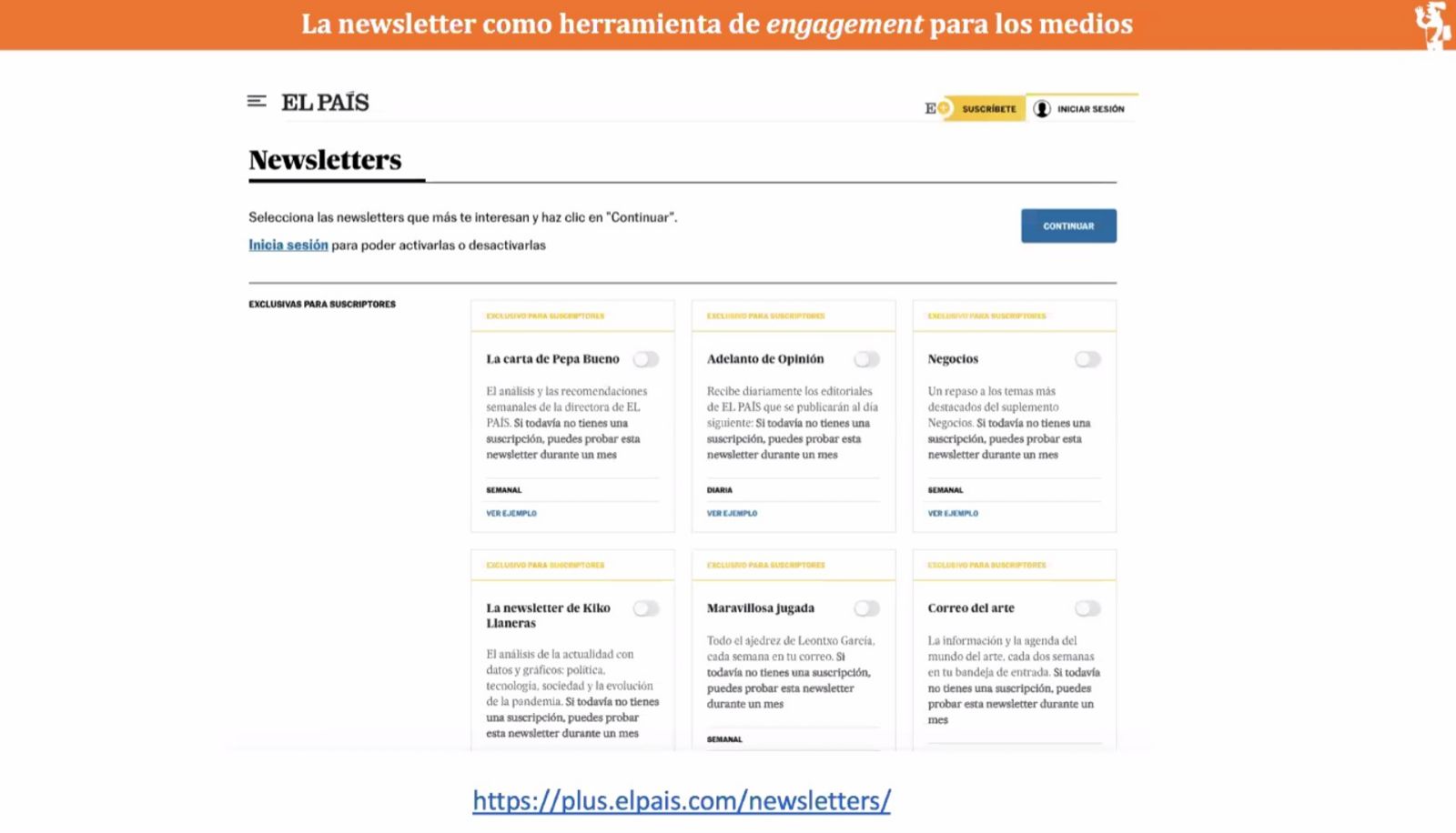 El País - Newsletters